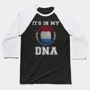 Luxembourg  It's In My DNA - Gift for Luxembourgish From Luxembourg Baseball T-Shirt